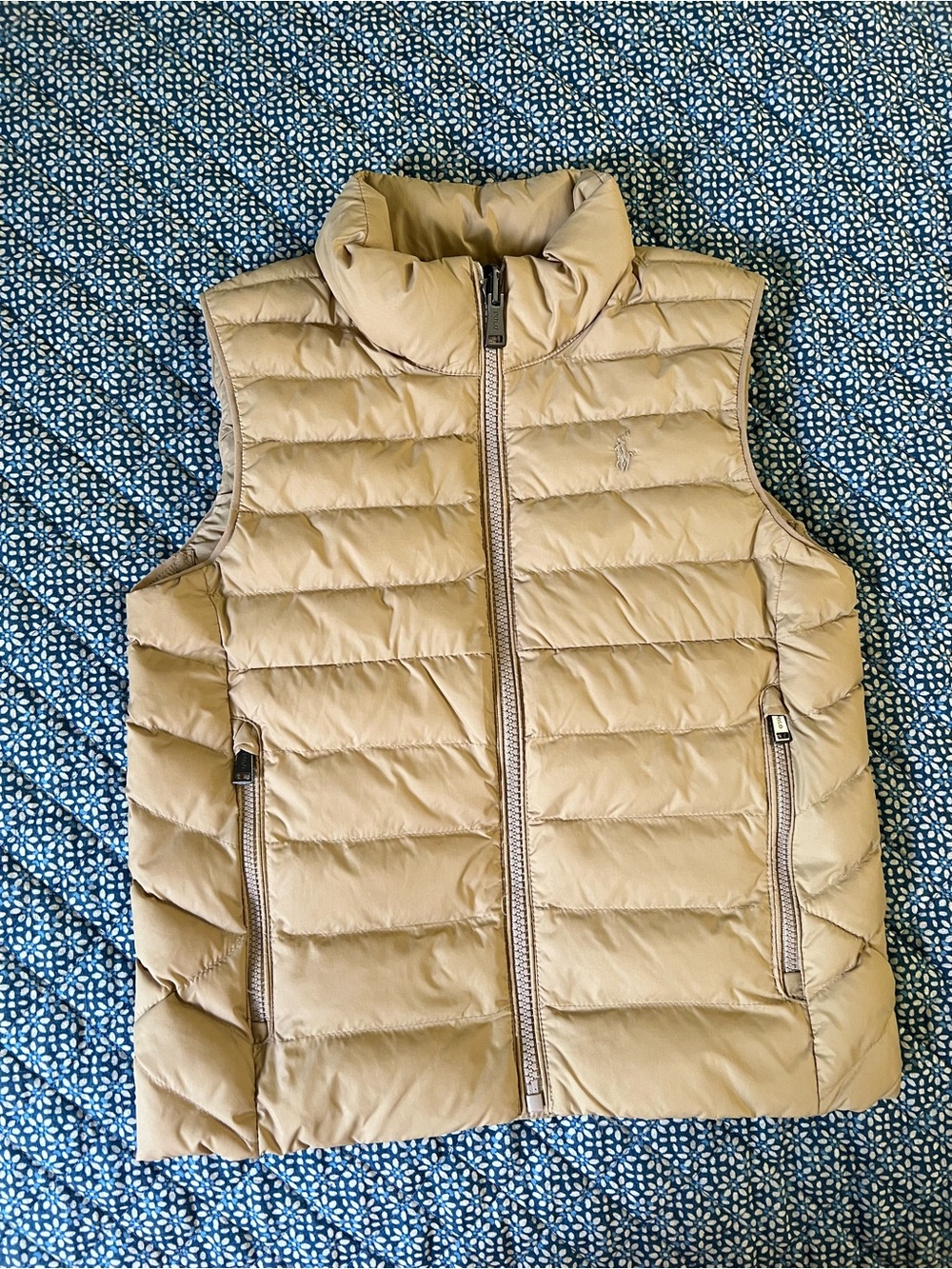 NWOT Polo by Ralph Lauren Quilted Puffer Vest - Beige Boys 6